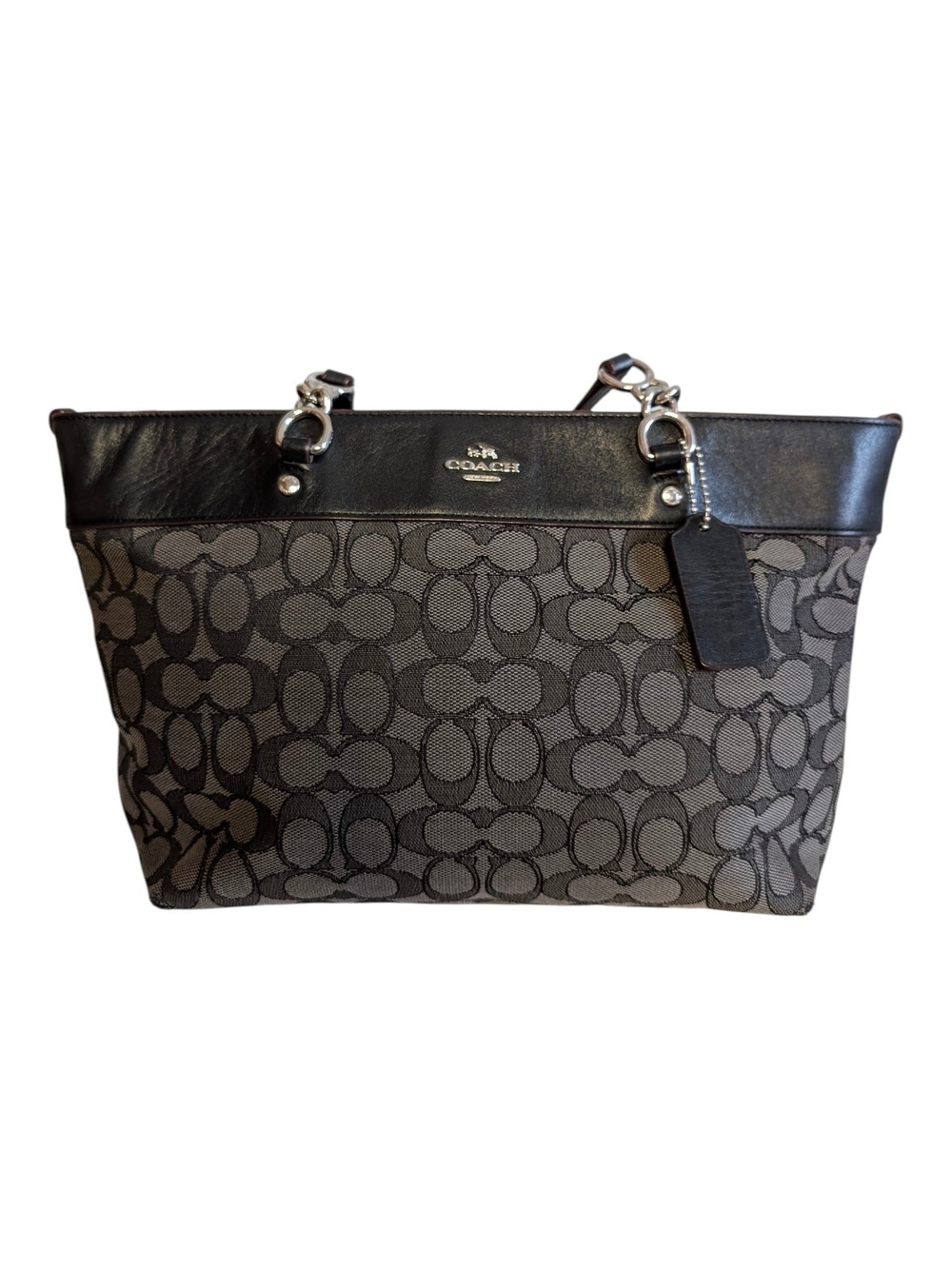 Coach Signature Small Kelsey Satchel/Tote Bag - EUC!